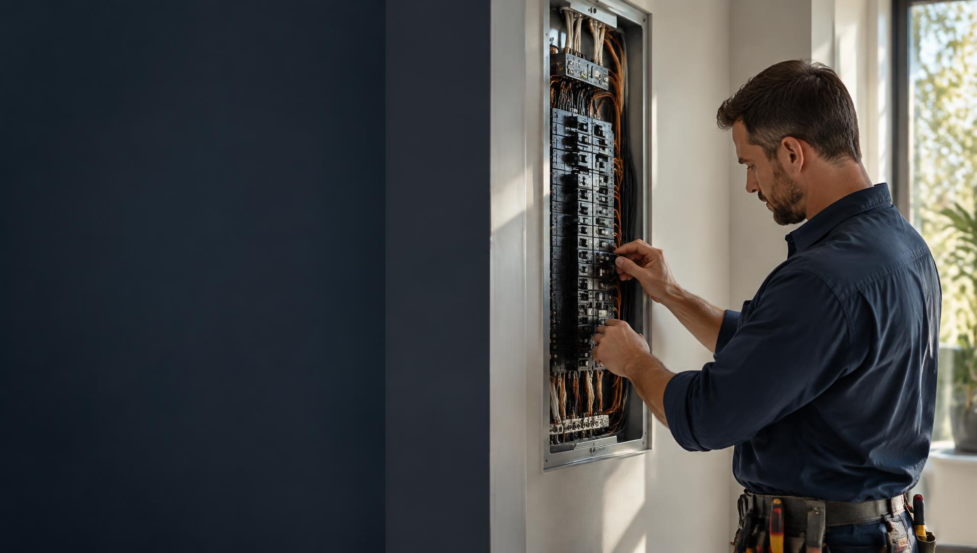 Professional electrical panel inspection